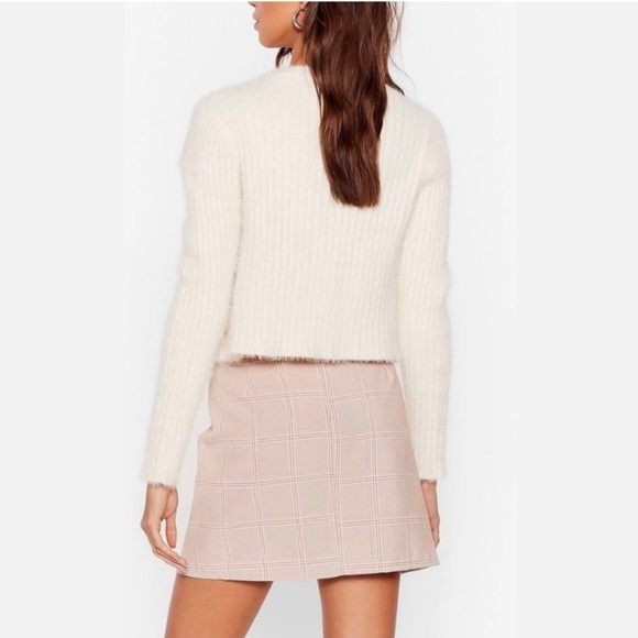 Plaid Taupe Skirt by Nasty Gal (Last One!!) - Picture 7 of 11